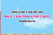 Bài 8.1 SGK Toán 6 tập 2 Kết nối tri thức